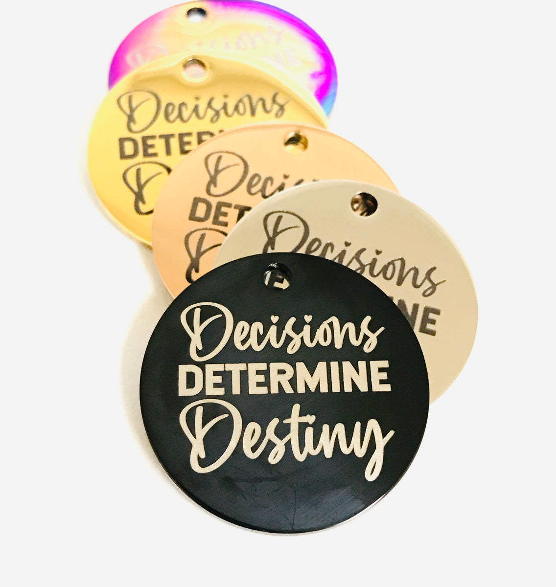 DECISIONS DETERMINE DESTINY - Inspirational Charm – embellisHER jewelry