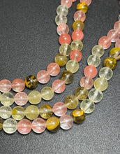Load image into Gallery viewer, Watermelon Quartz Beads (8mm)
