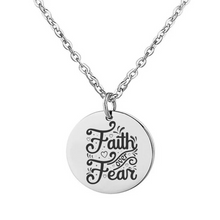 Load image into Gallery viewer, Faith Over Fear Necklace
