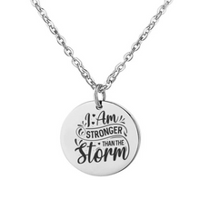 Load image into Gallery viewer, Stronger Than The Storm Necklace
