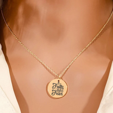 Load image into Gallery viewer, Faith Over Fear Necklace
