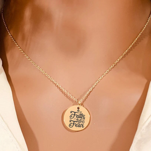 Faith Over Fear Necklace