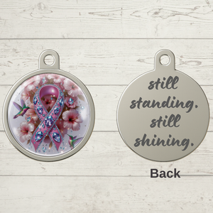 STILL STANDING RIBBON CABOCHON CHARM