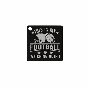 FOOTBALL OUTFIT STAINLESS STEEL CHARM