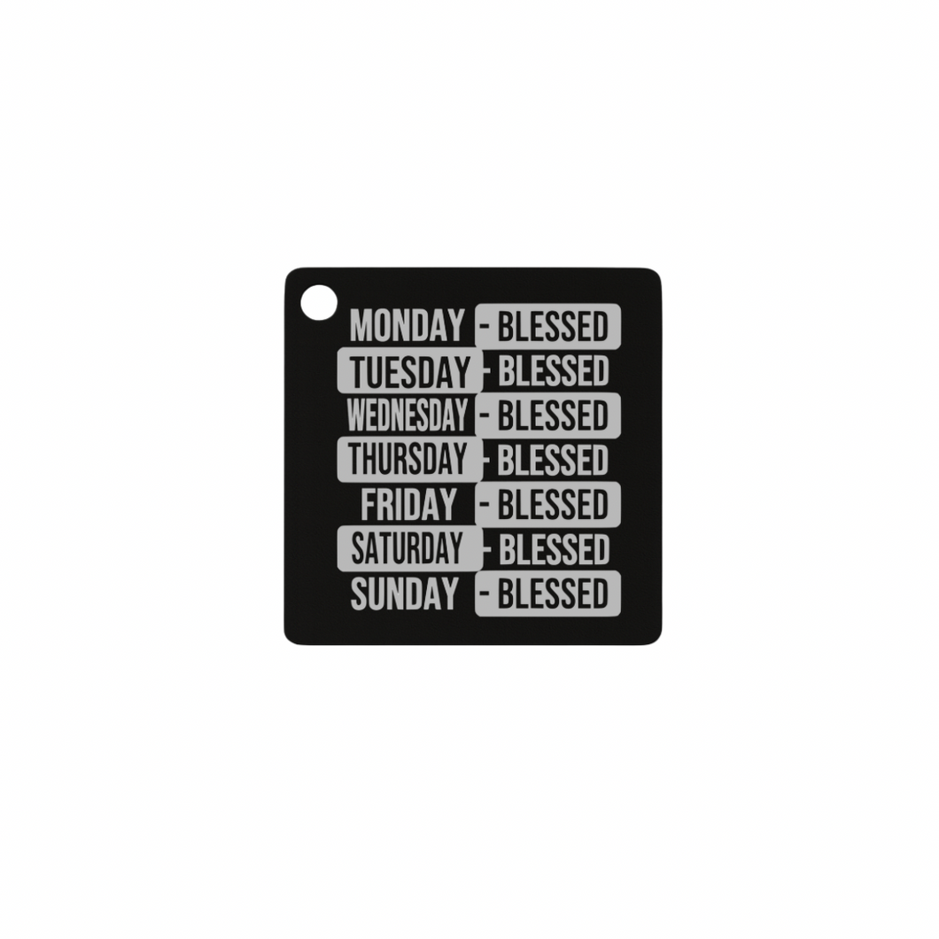 BLESSED EVERYDAY STAINLESS STEEL CHARM
