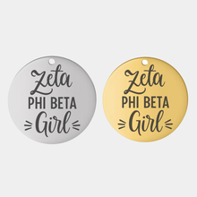 Load image into Gallery viewer, ZETA GIRL STAINLESS STEEL CHARM
