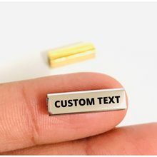 Load image into Gallery viewer, Custom Text - 17x5mm Block Charm
