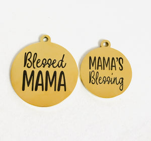 BLESSINGS - MOMMY & ME STAINLESS STEEL CHARMS