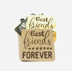 BFF STAINLESS STEEL CHARM