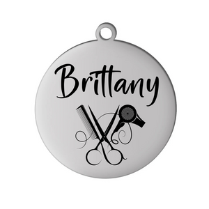 HAIRSTYLIST TOOLS W/ NAME CHARM